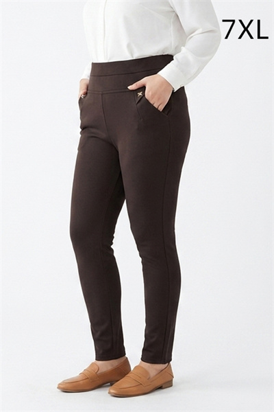 9108-7XL-C กางเกงสีน้ำตาล เอว32 ยืดได้ถึง 40 นิ้ว ขายาว 37 นิ้ว