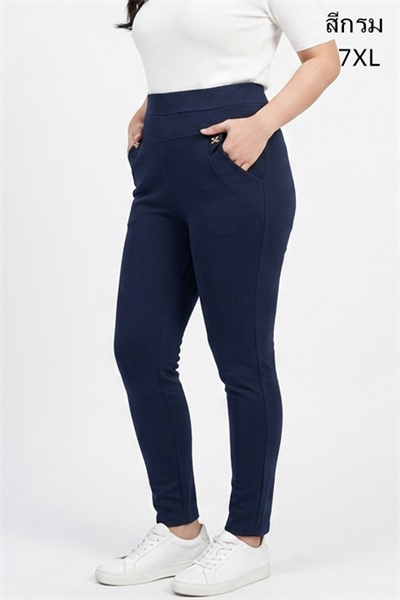 9108-7XL-B กางเกงสีกรม เอว32 ยืดได้ถึง 40 นิ้ว ขายาว 37 นิ้ว