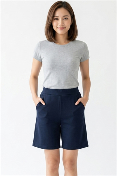 TK5188-5XL-B กางเกงสีกรม รอบเอวก่อนยืด 29 นิ้ว - ยืดสุด 44 นิ้ว ความยาว 19 นิ้ว